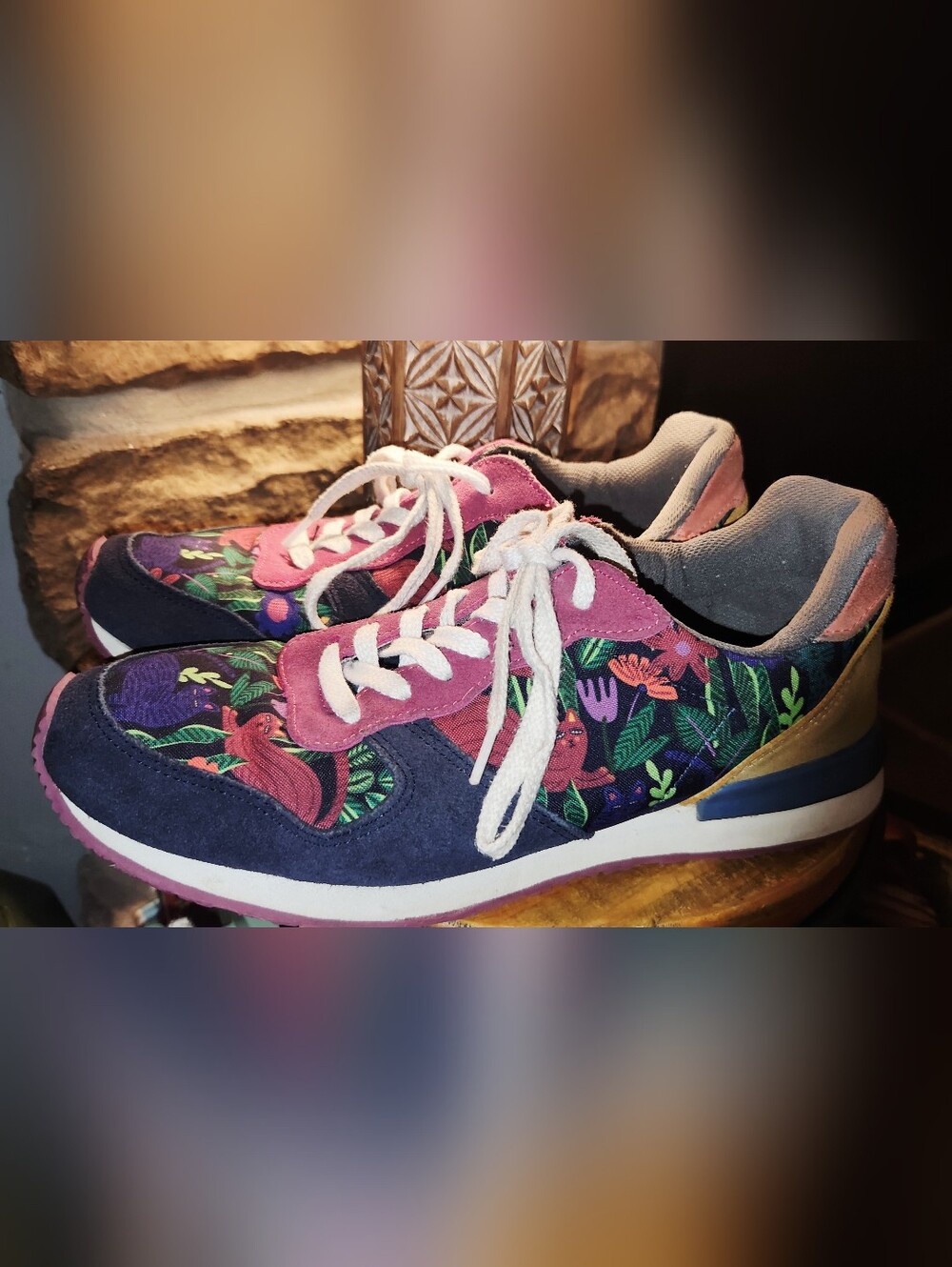 Inkkas Floral Athletic Sneakers